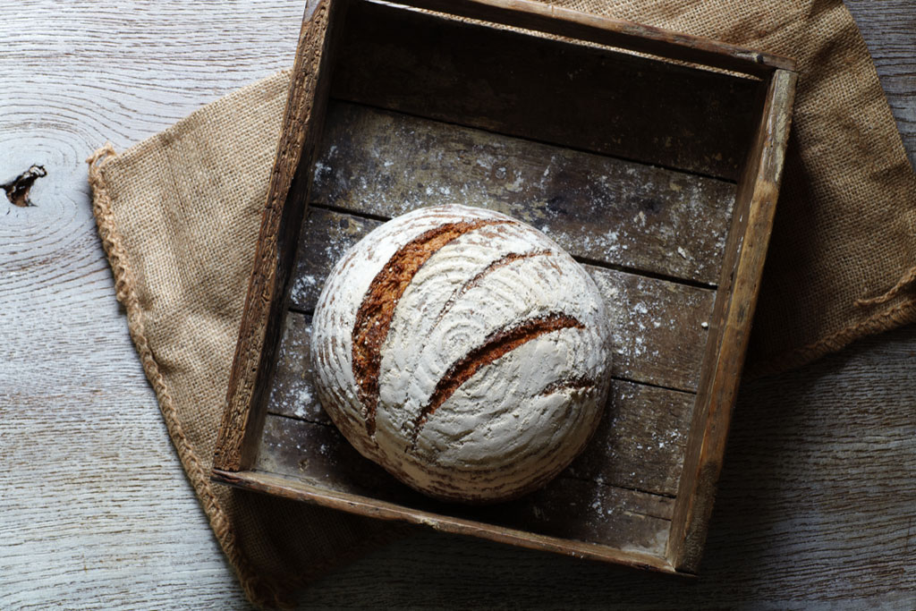 Spelt and rye loaf