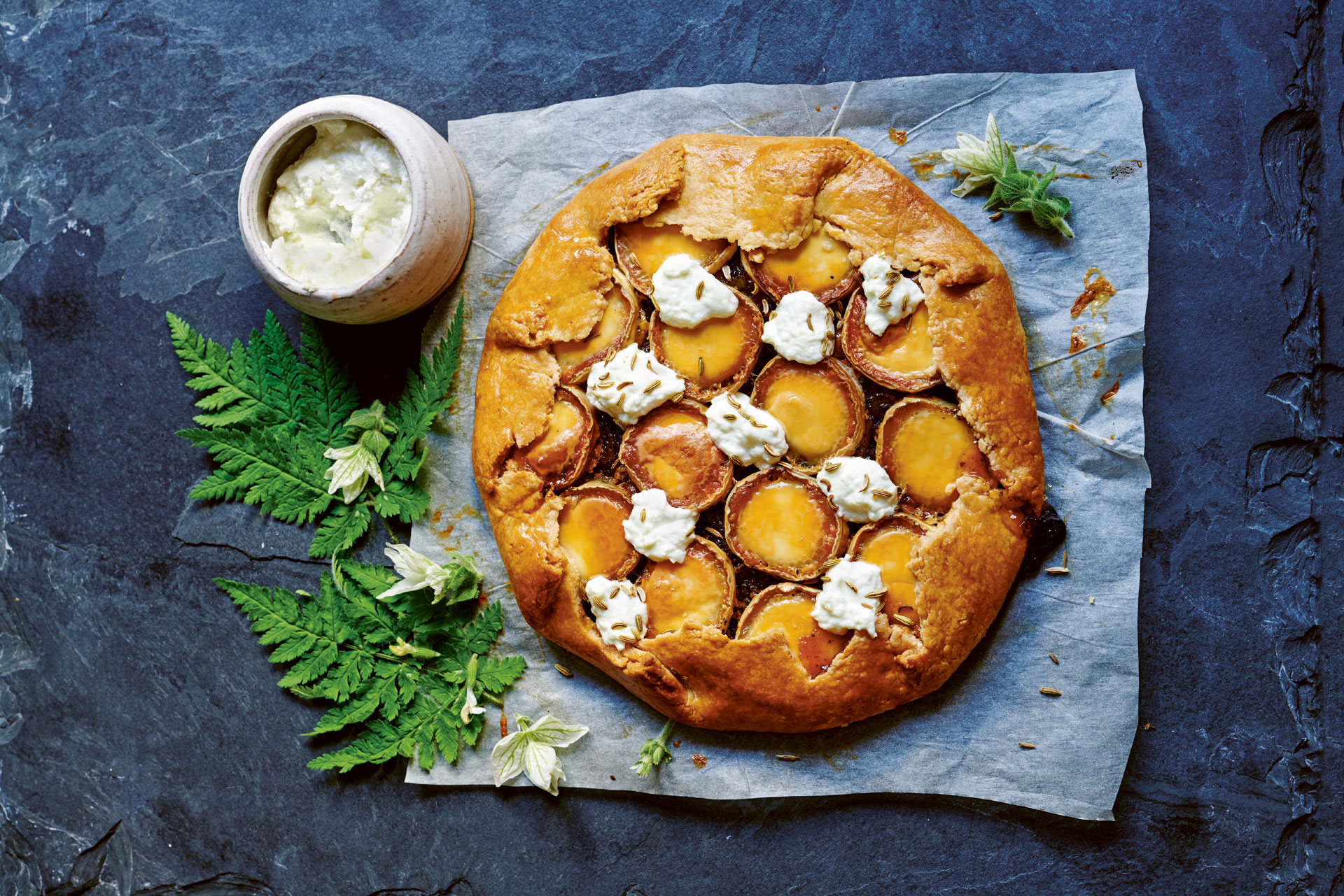 Recipe: Goats Cheese & Fennel Jam Galette