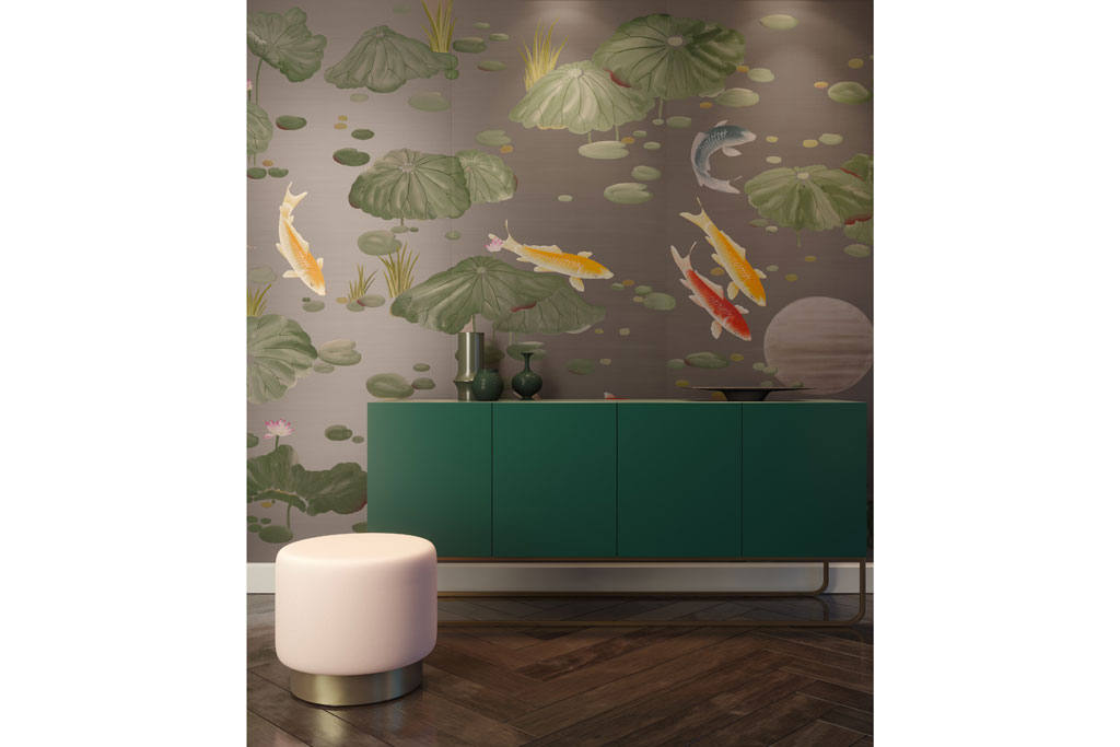 Fromental carp wallpaper
