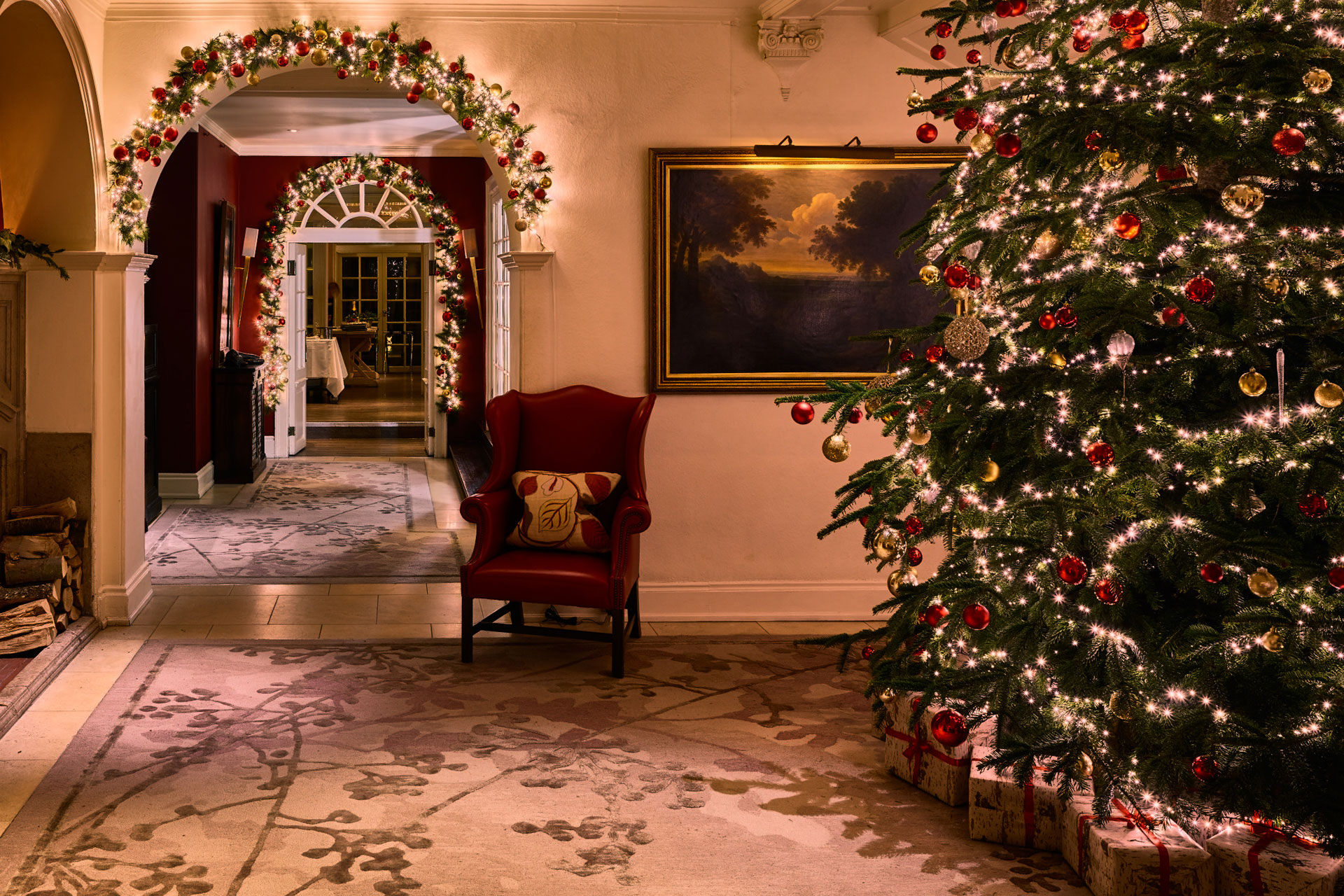 Christmas at Chewton Glen, Hampshire