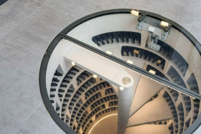 spiral staircases are trendier than ever, this one is by Nicholas Antony