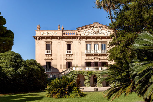 The exterior of Villa Tasca