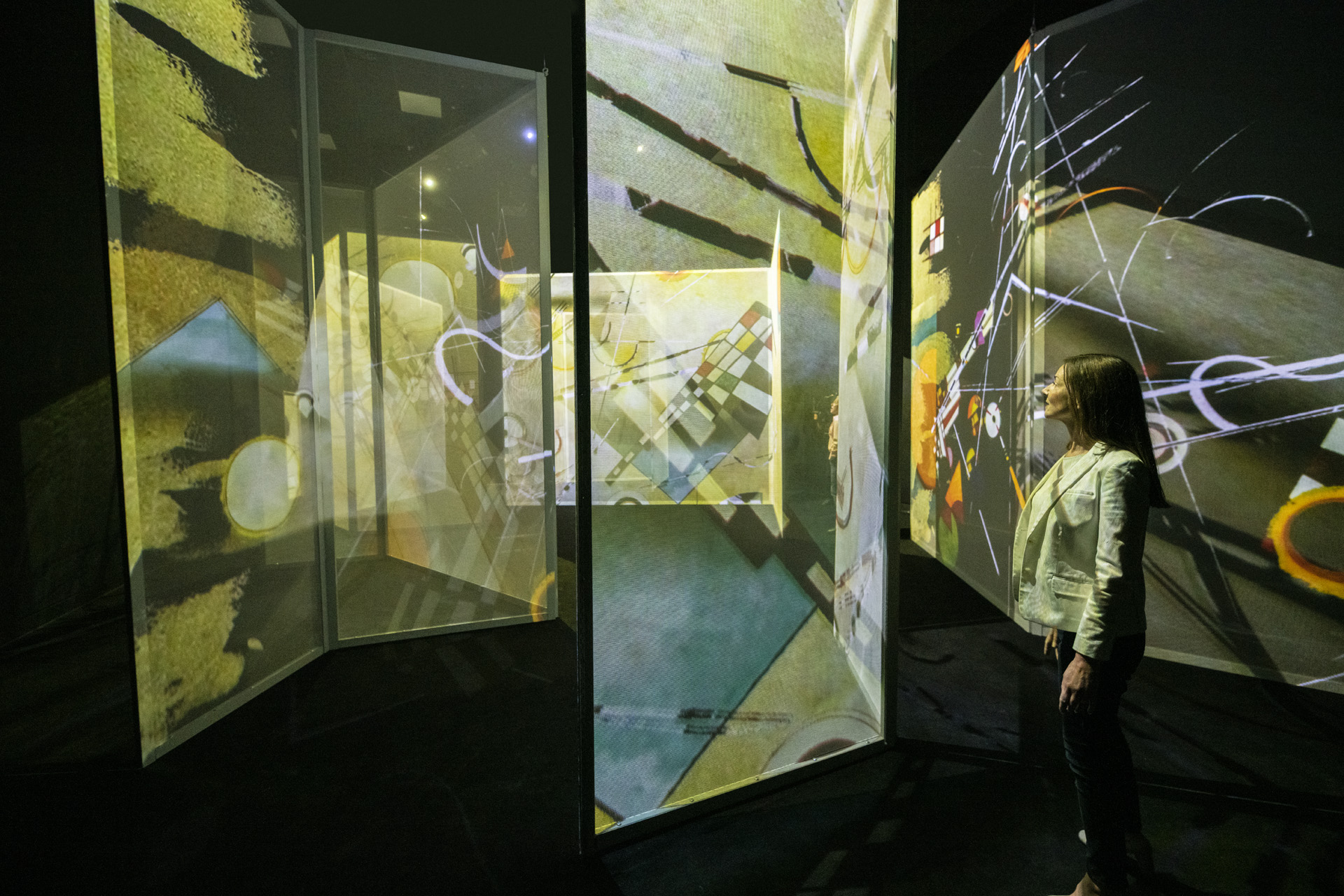 Different layers of art at Frameless