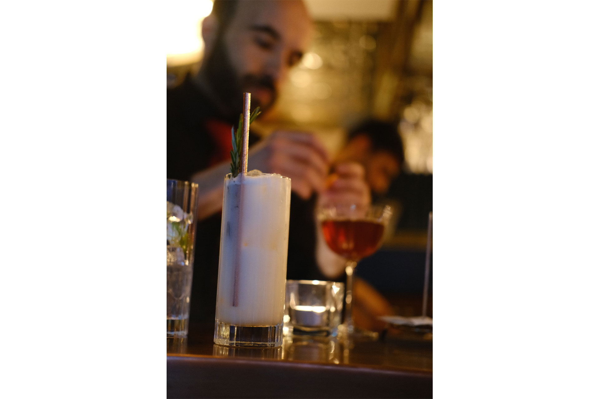 Gin & Milk cocktail at The Thin White Duke Soho
