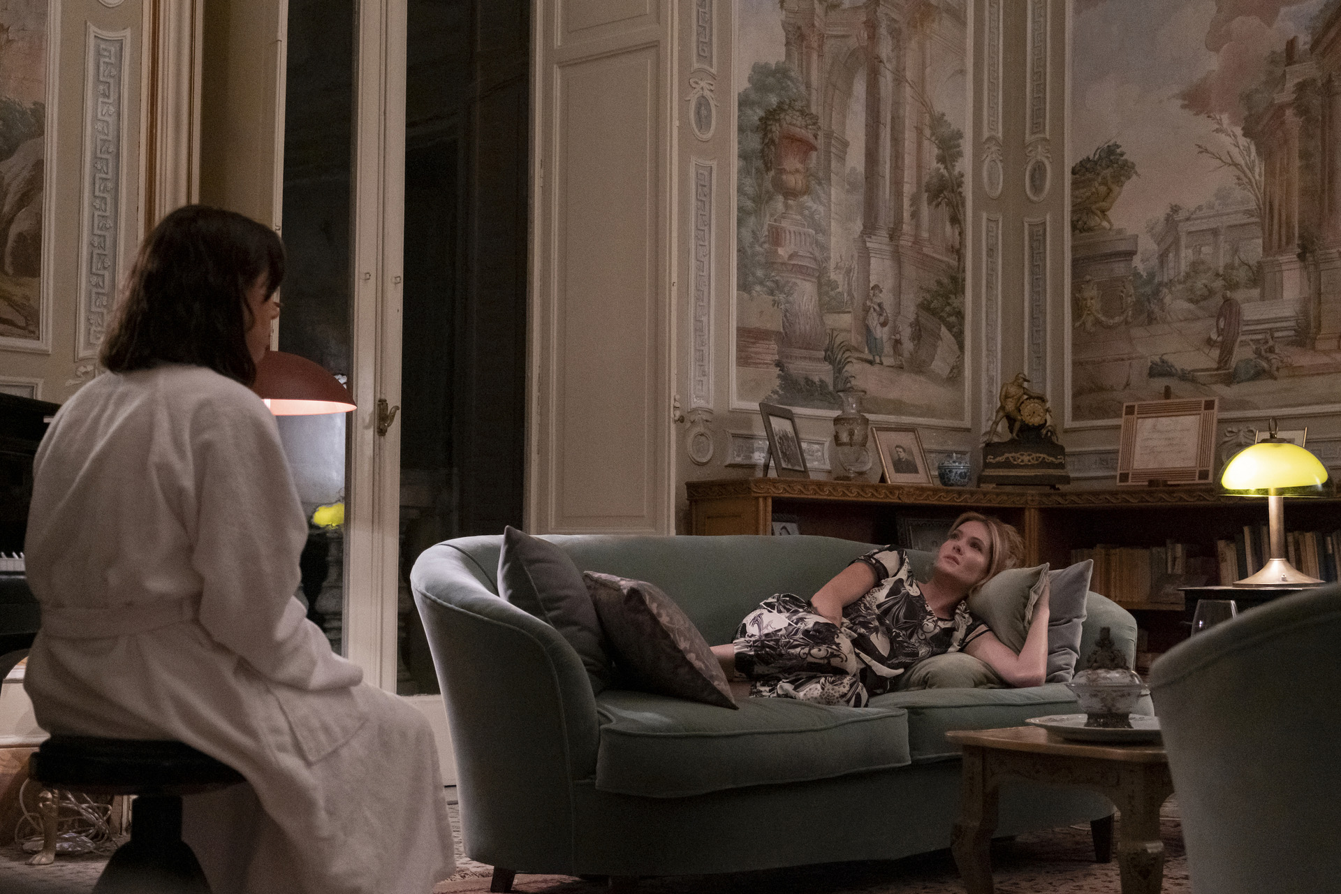 Daphne and Harper in Villa Tasca