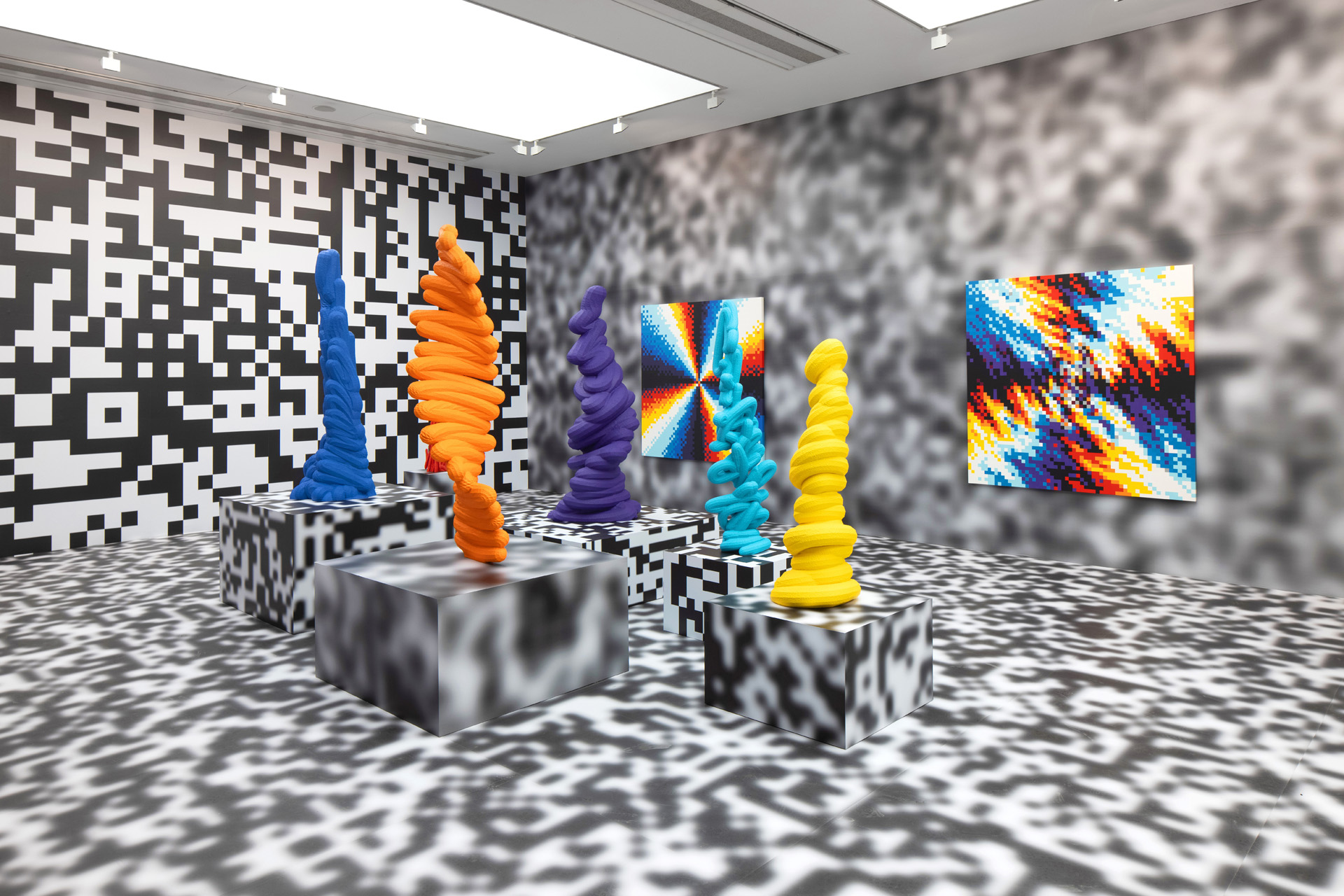 a full room installation at Beyond the Streets