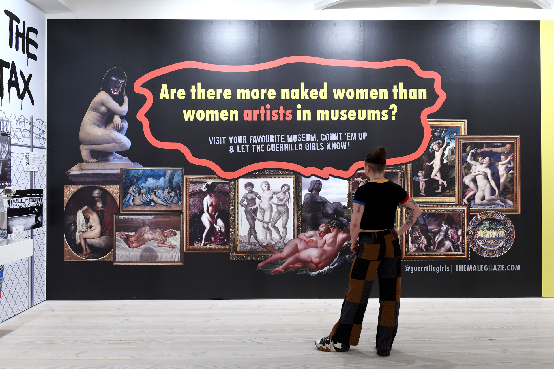 Guerrilla Girls on display at Beyond the Streets