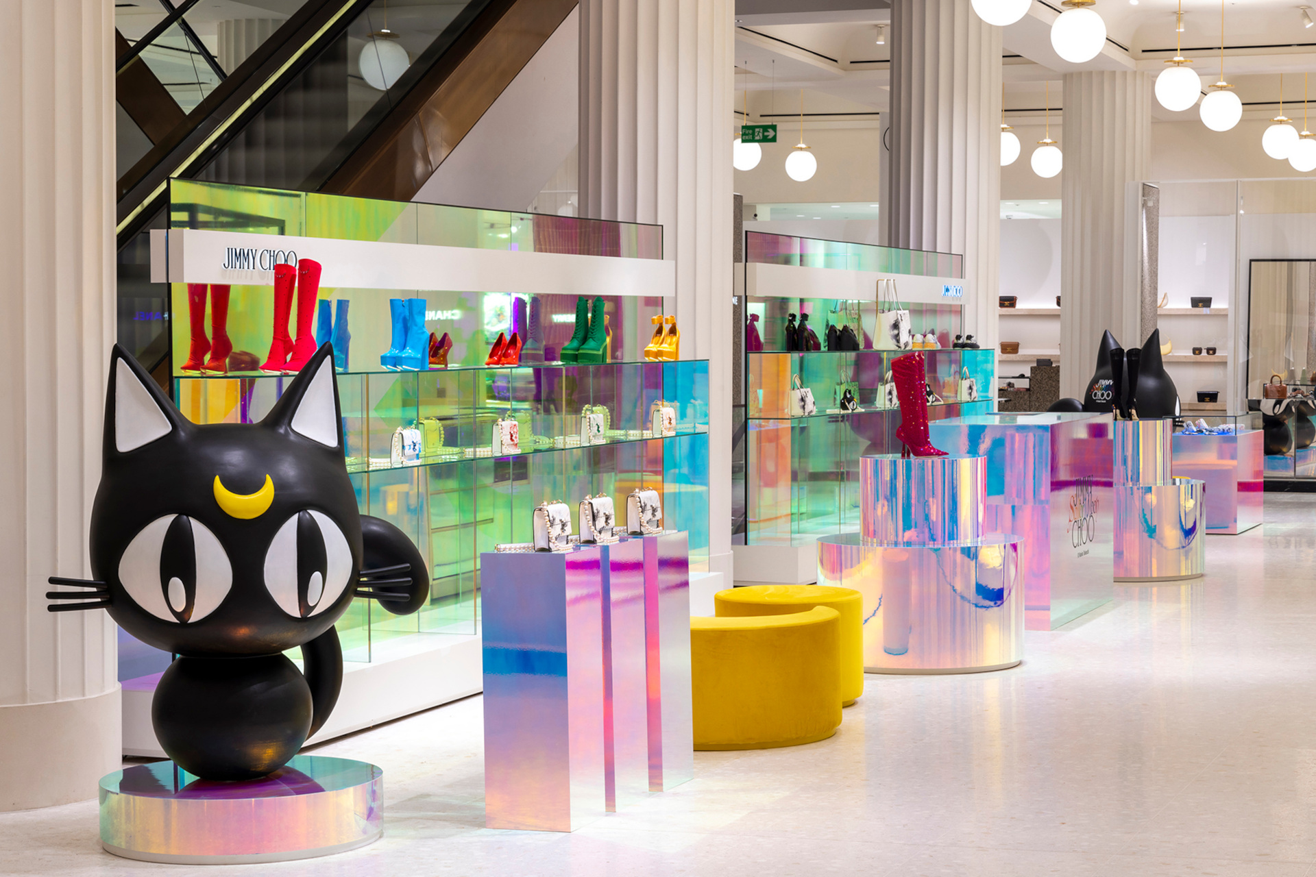 Jimmy Choo x Sailor Moon collection at Selfridges