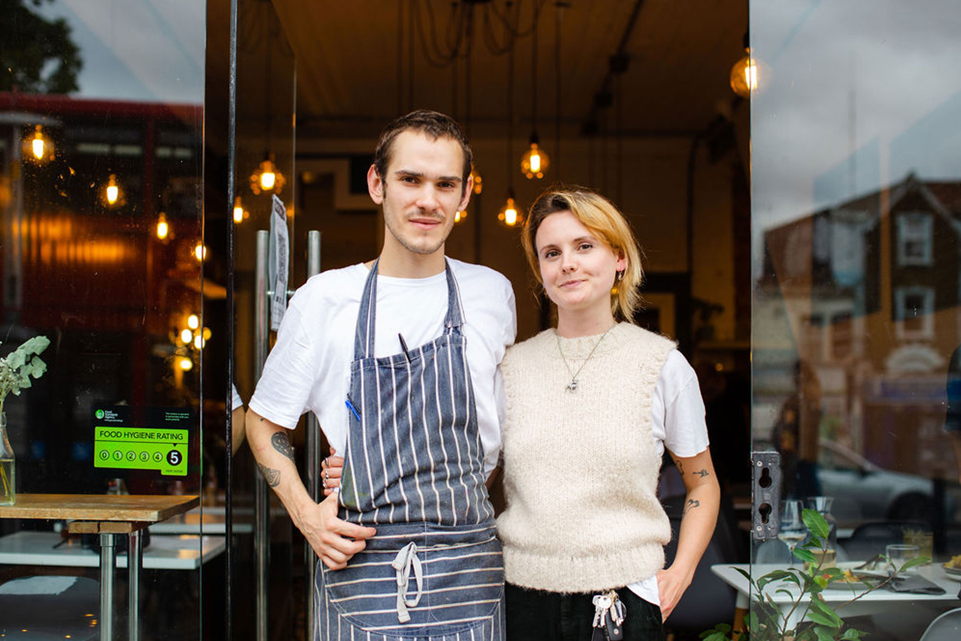 Jess & George, chef-owners at the Omni Collective