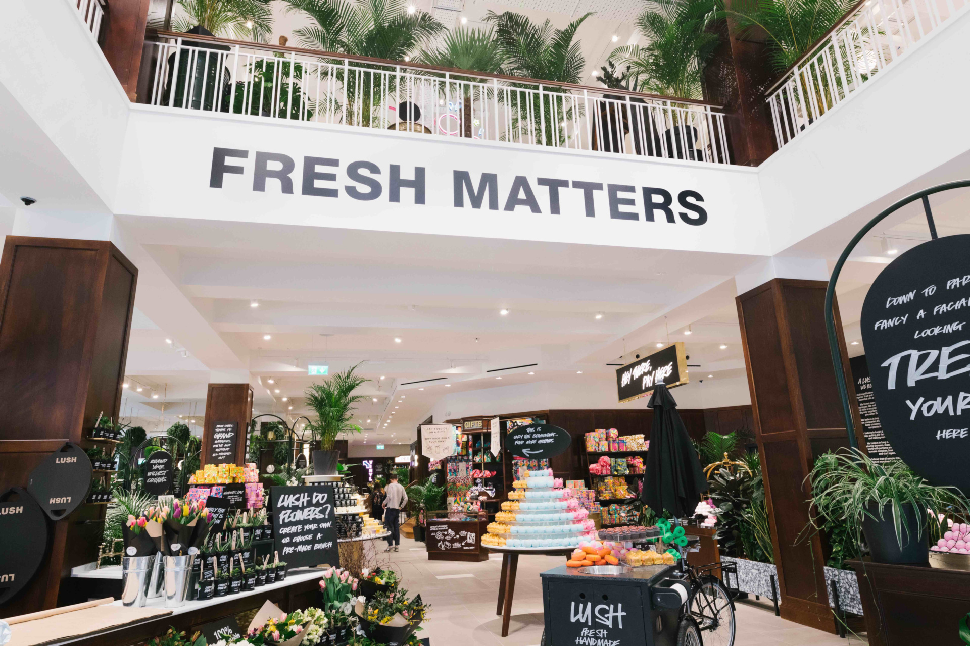 Lush store interior