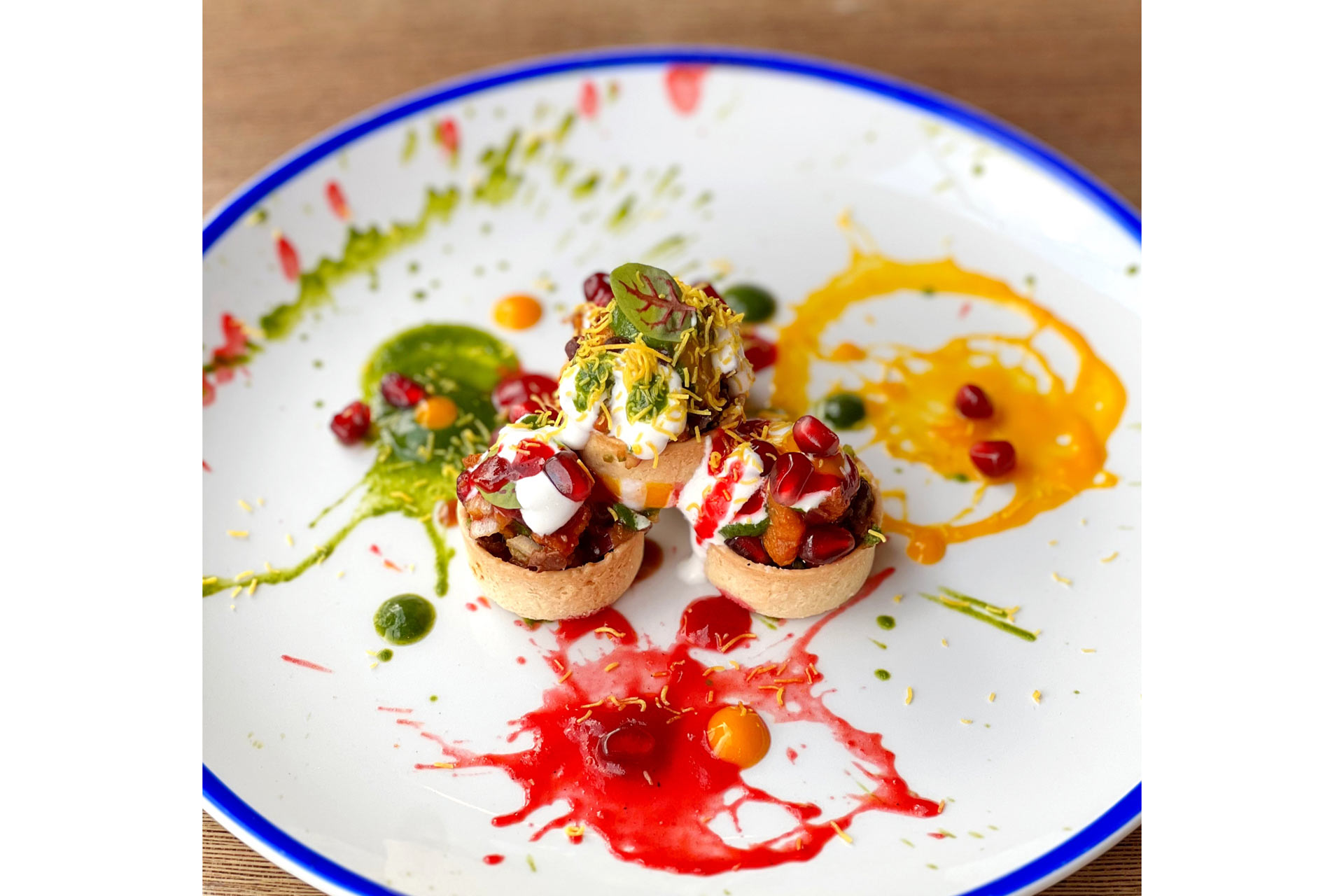 Food from Holi festival at Babur