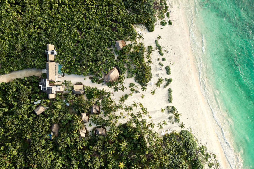 Aerial shot of Casa Chable