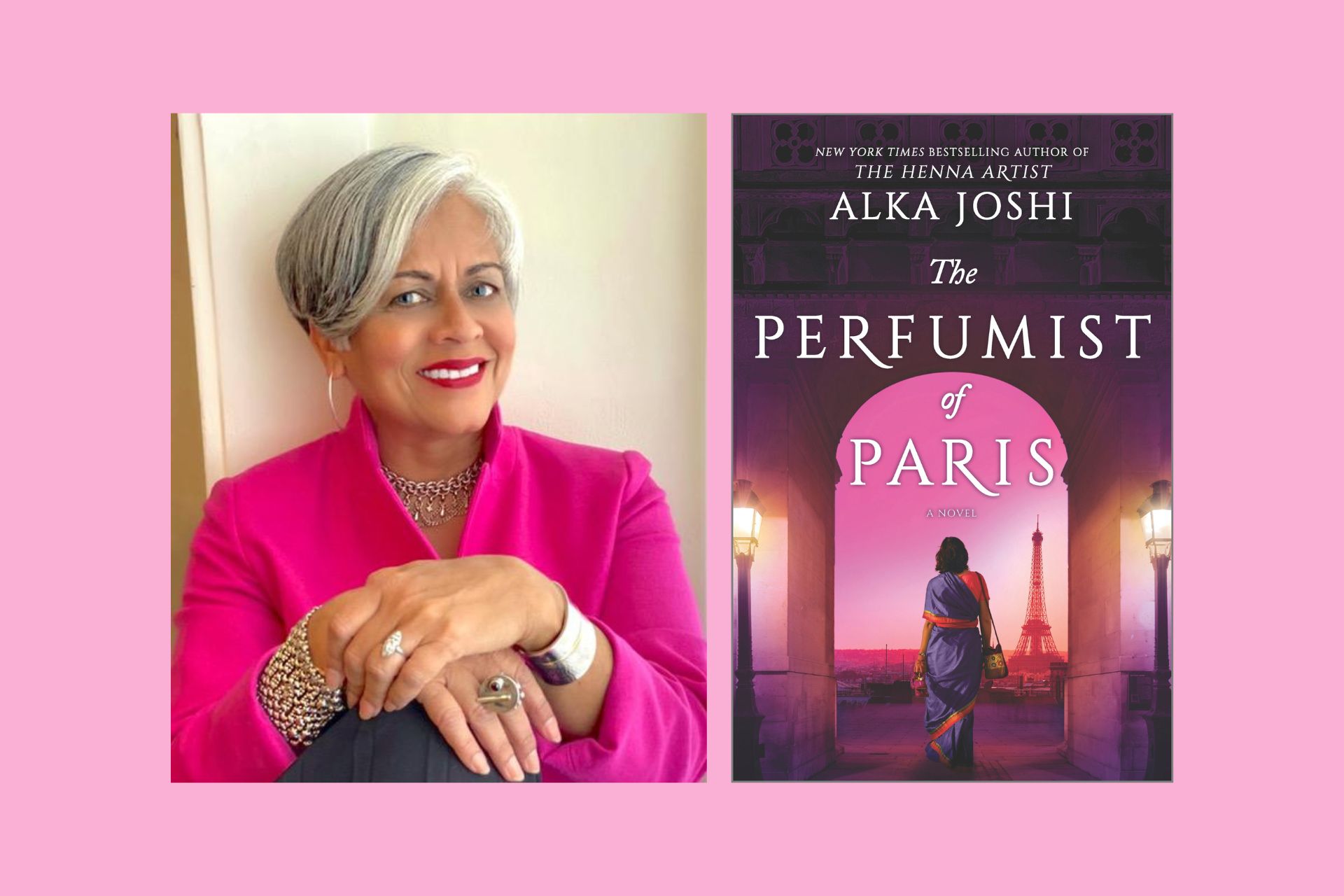 Alka Joshi and her book The Perfumist of Paris