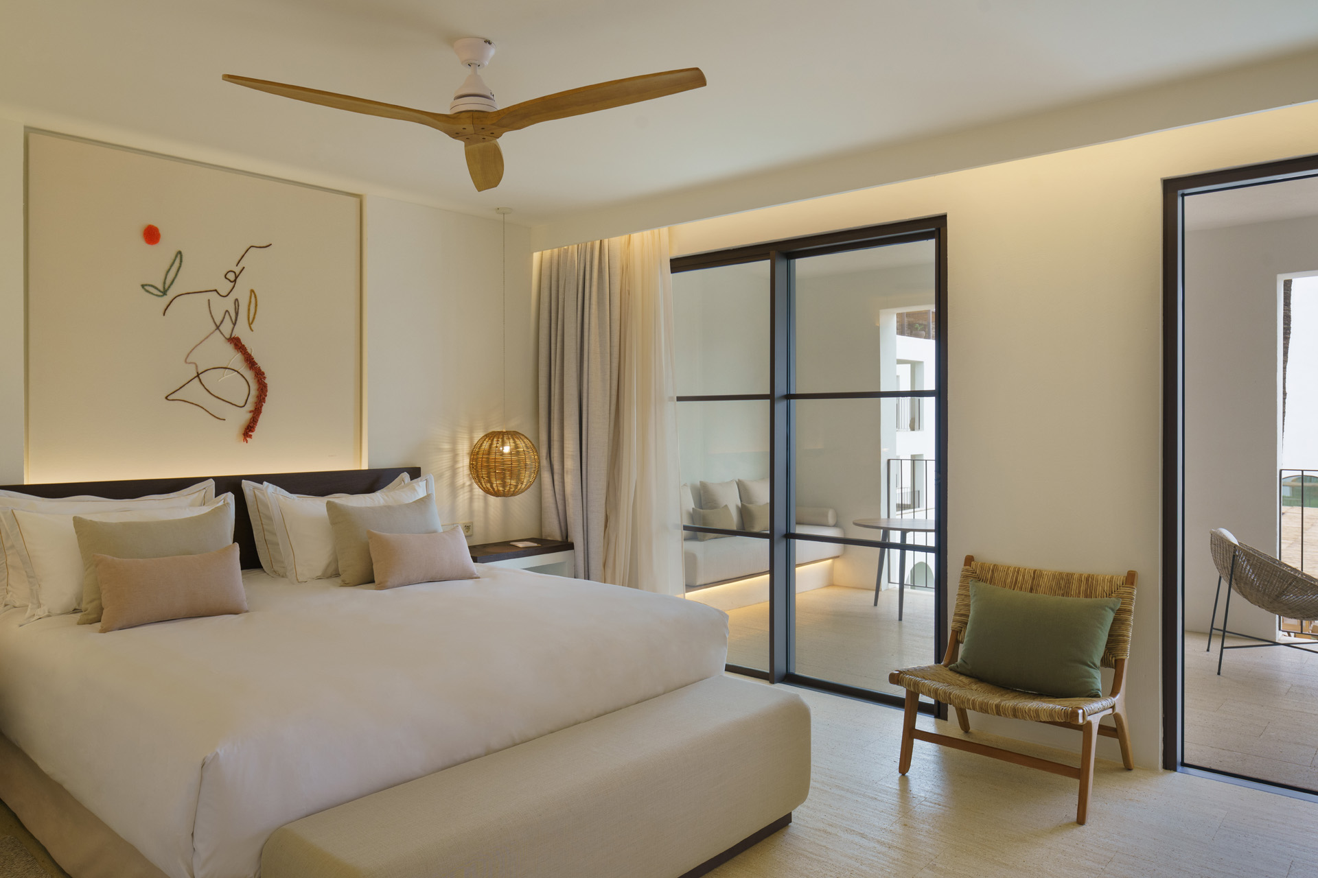 King Garden View with Terrace at La Zambra