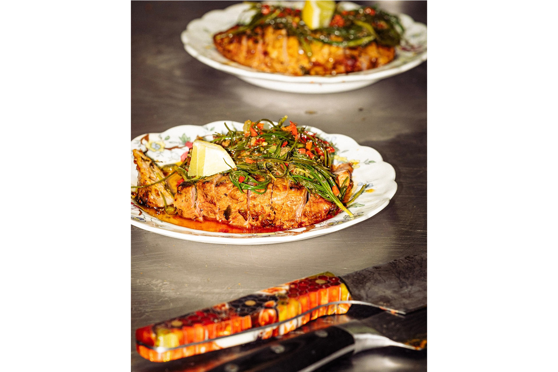 Peri peri pork collar