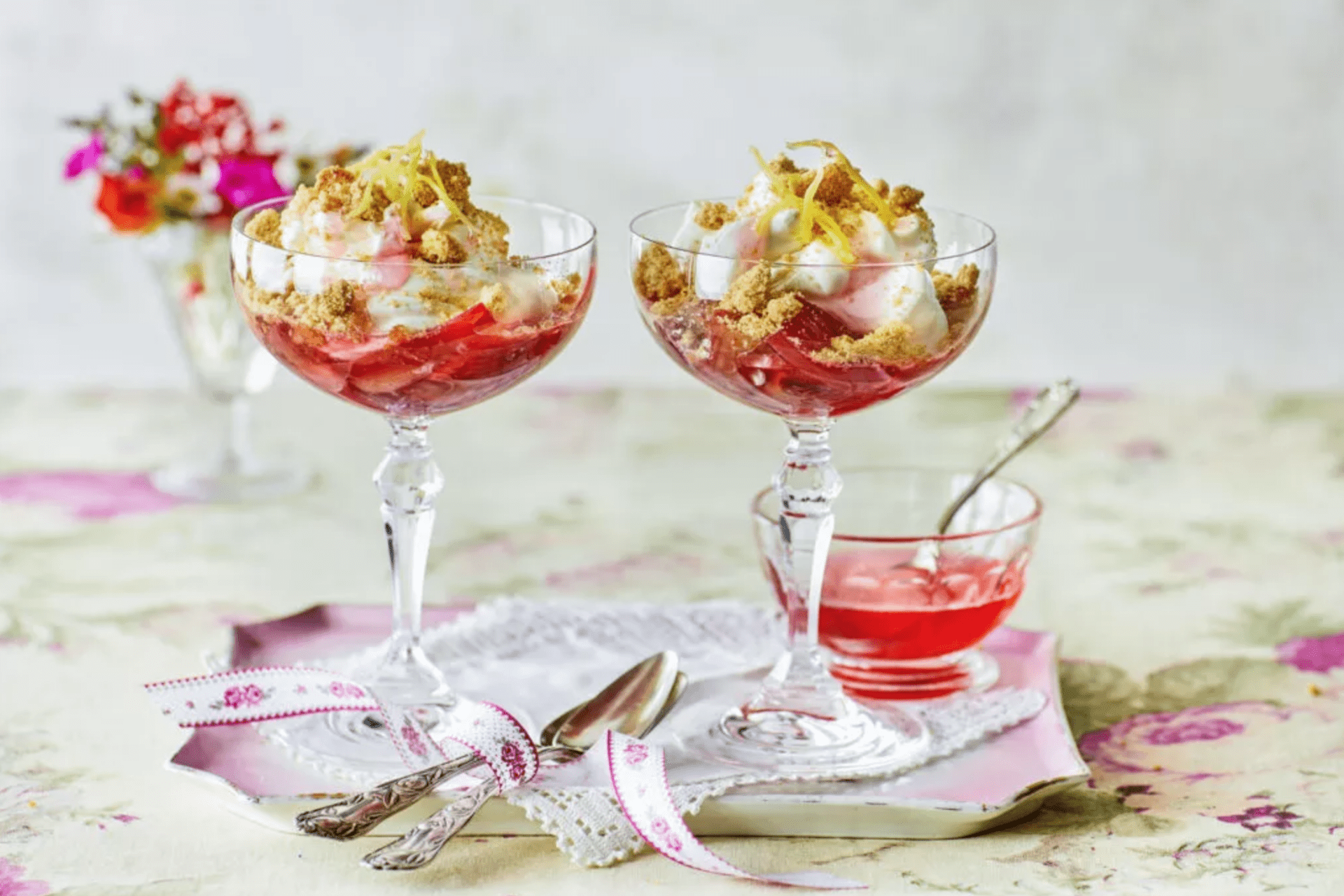 Recipe: Rhubarb & Ginger Sundaes From Escape To The Chateau