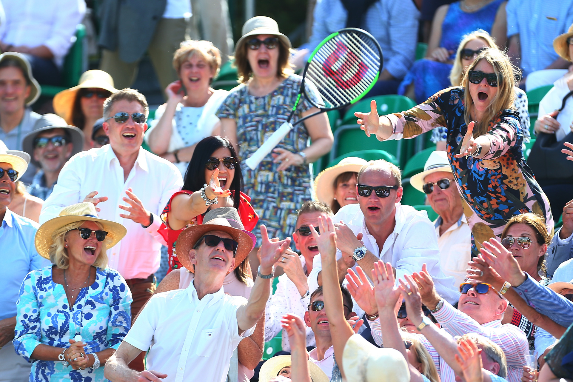 Spectators at Boodles Tennis