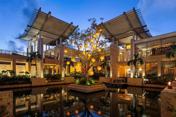 Lobby at Banyan Tree Mayakoba