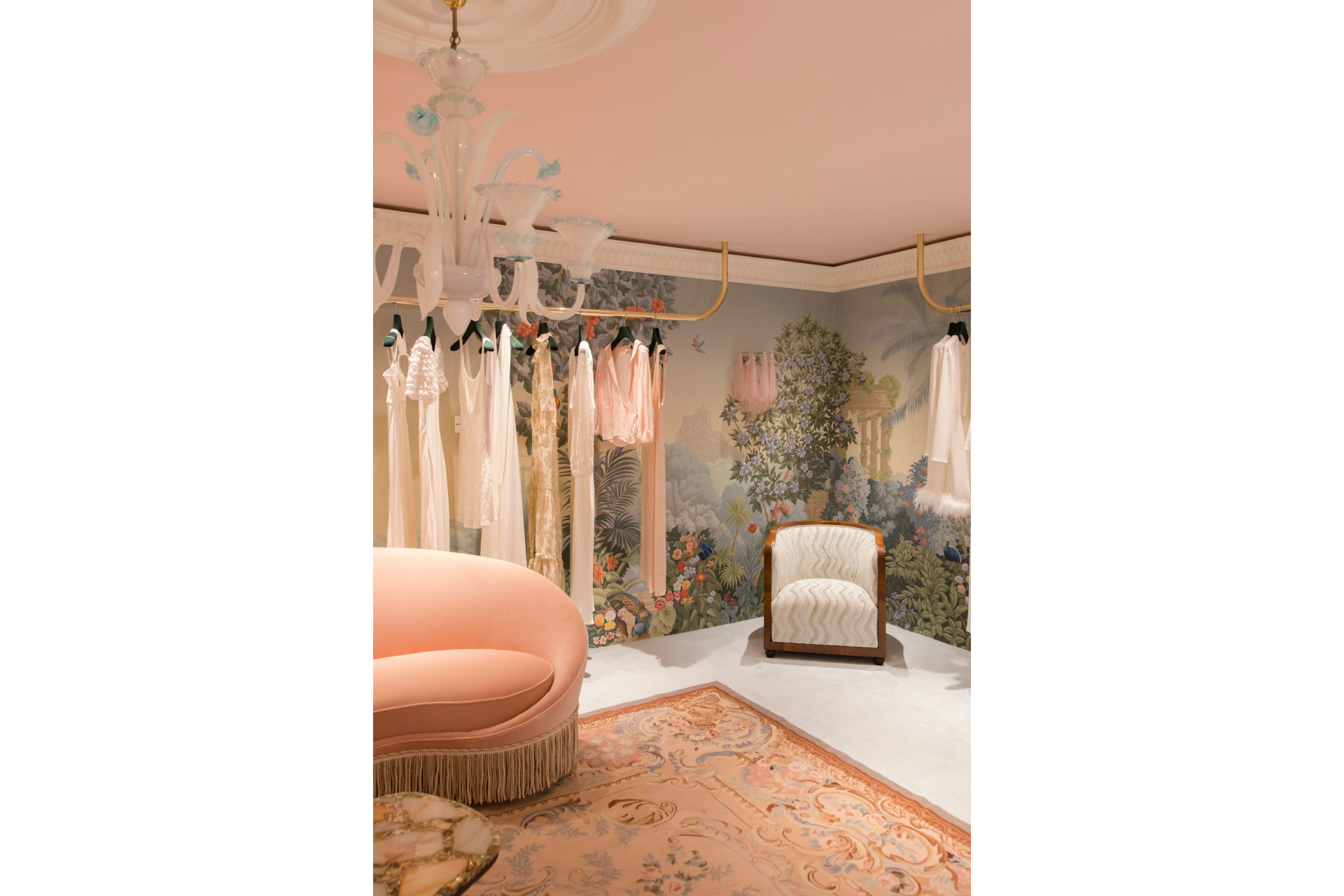 Bridal suite in a clothing shop