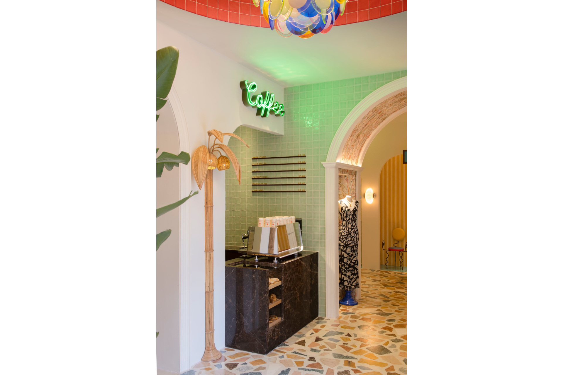 Coffee nook in a store