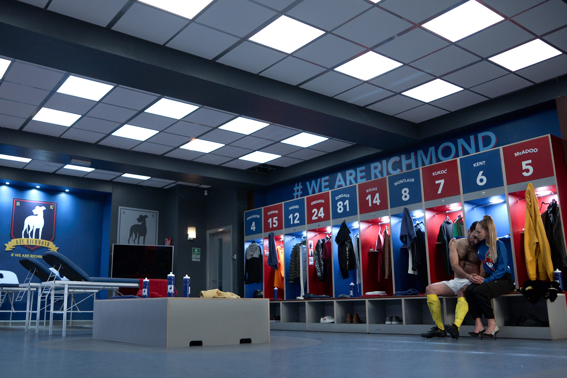 Brett Goldstein and Juno Temple in S1E10 of Ted Lasso.