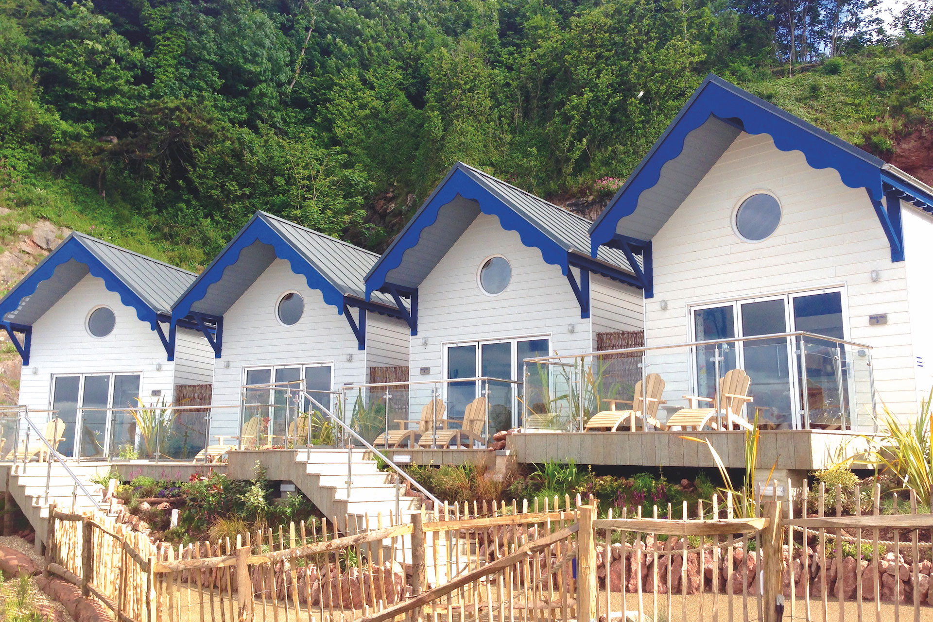The Cary Arms & Spa beach huts