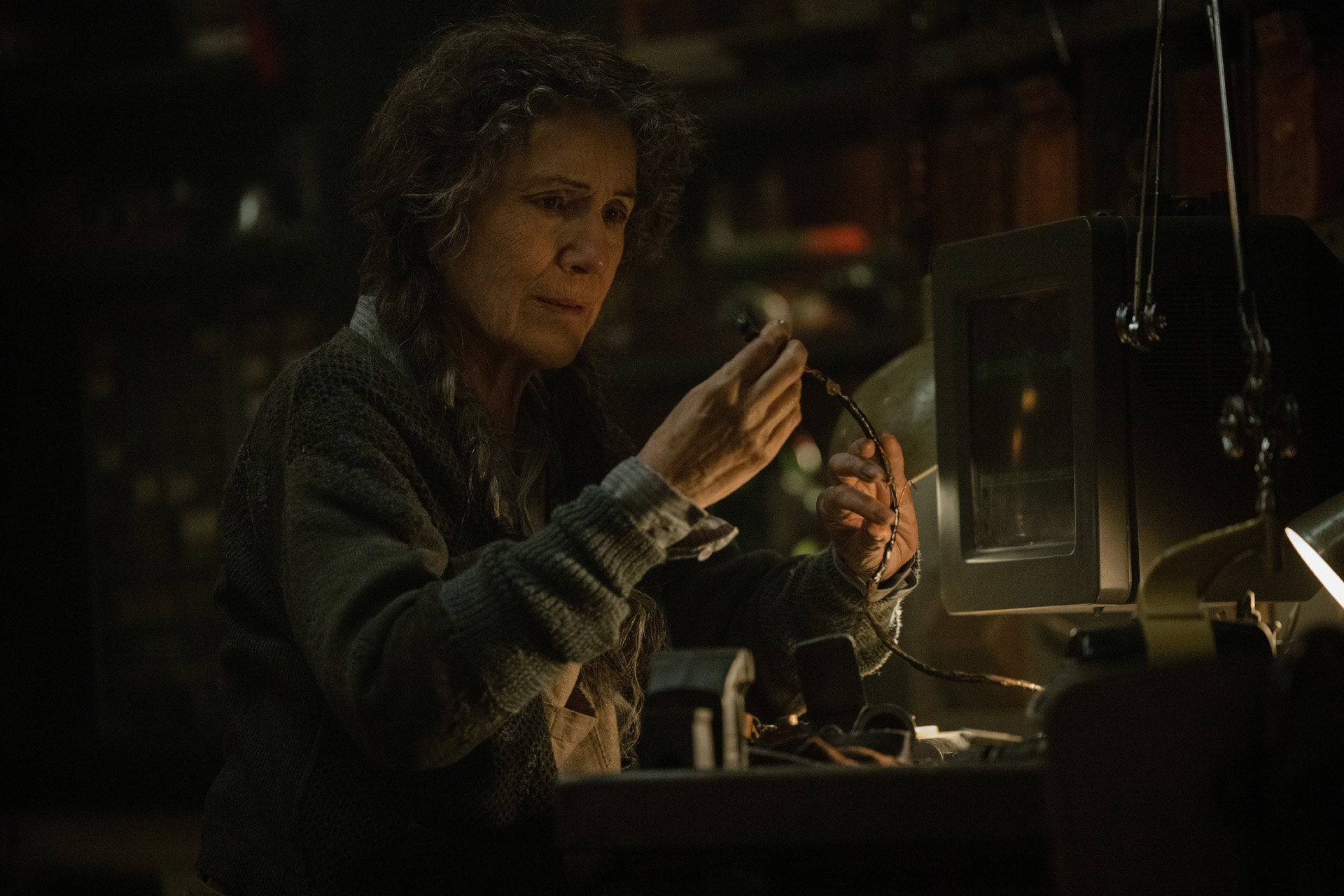 Harriet Walter in "Silo," now streaming on Apple TV+.