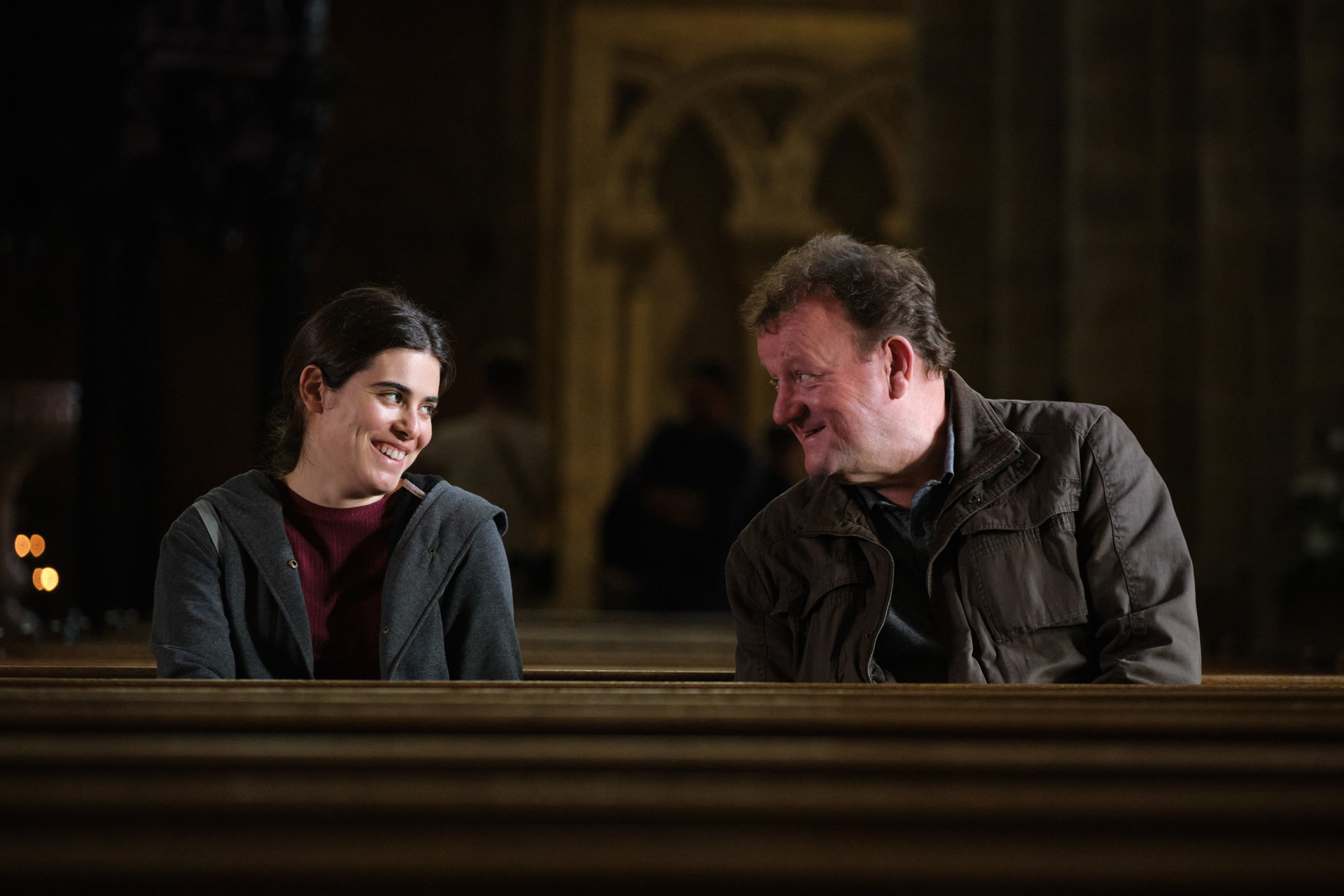 A still from The Old Oak, premiering at Cannes