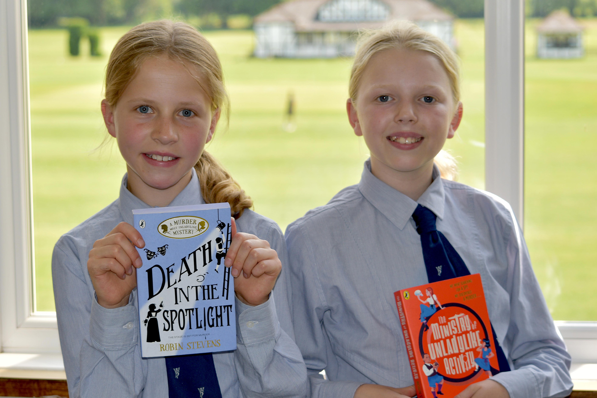 Crime-Solving Author Visits Christ College Brecon Pupils