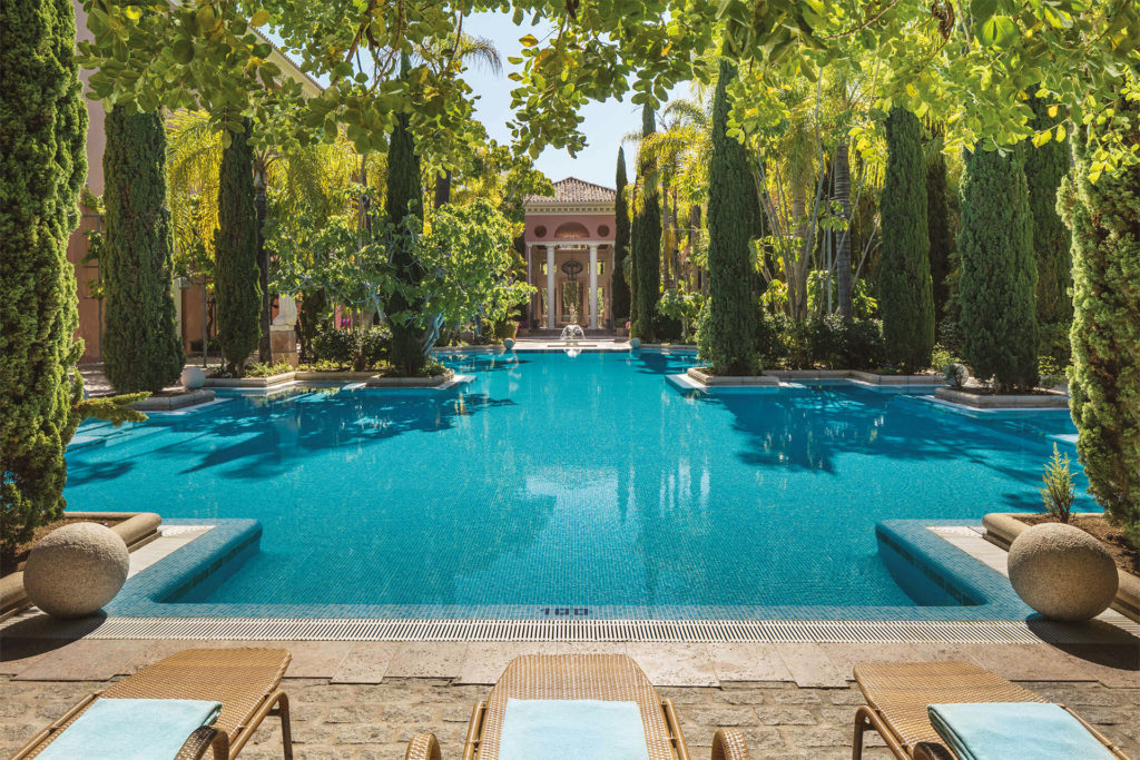  Poolside at the Anantara Villa Padierna Palace 