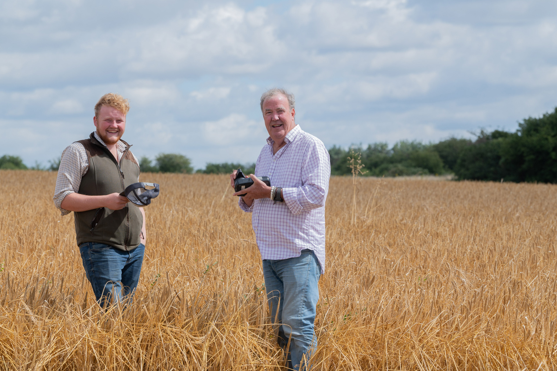 Jeremy Clarkson and Kaleb Cooper