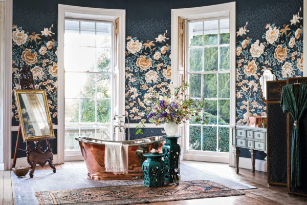 Lavishly decorated bathroom