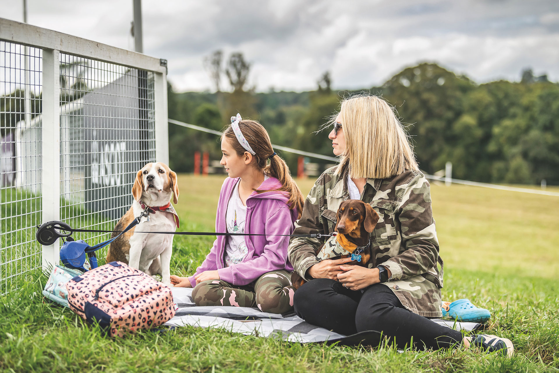 Spectators at Cornbury Horse Trials