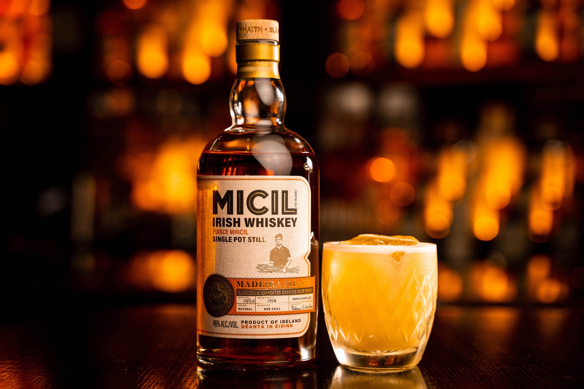 Whisky sour cocktail