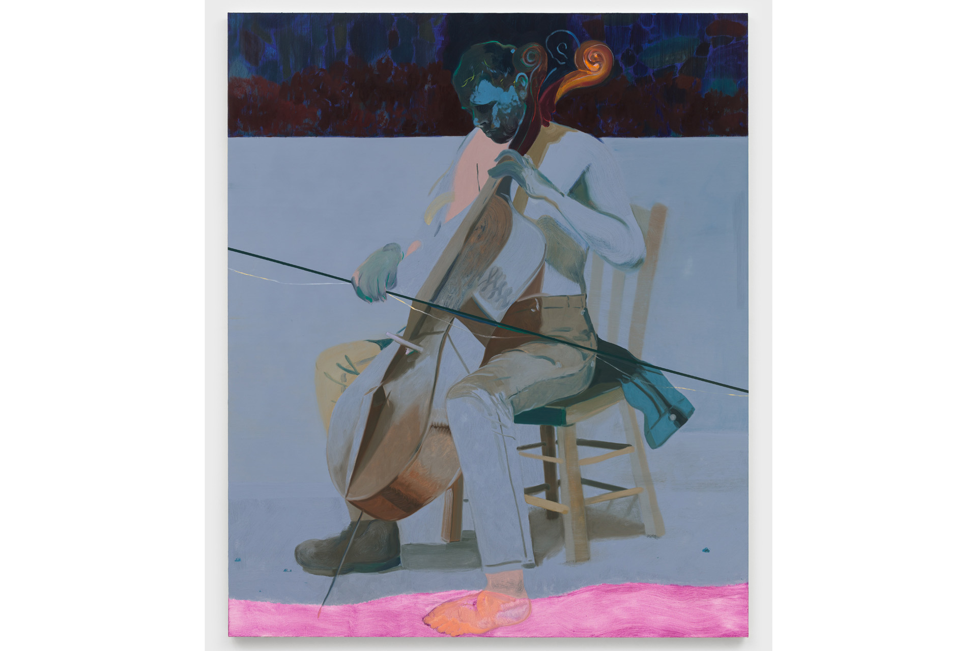 Anthony Cudahy, Arthur Russell on the shore, 2023