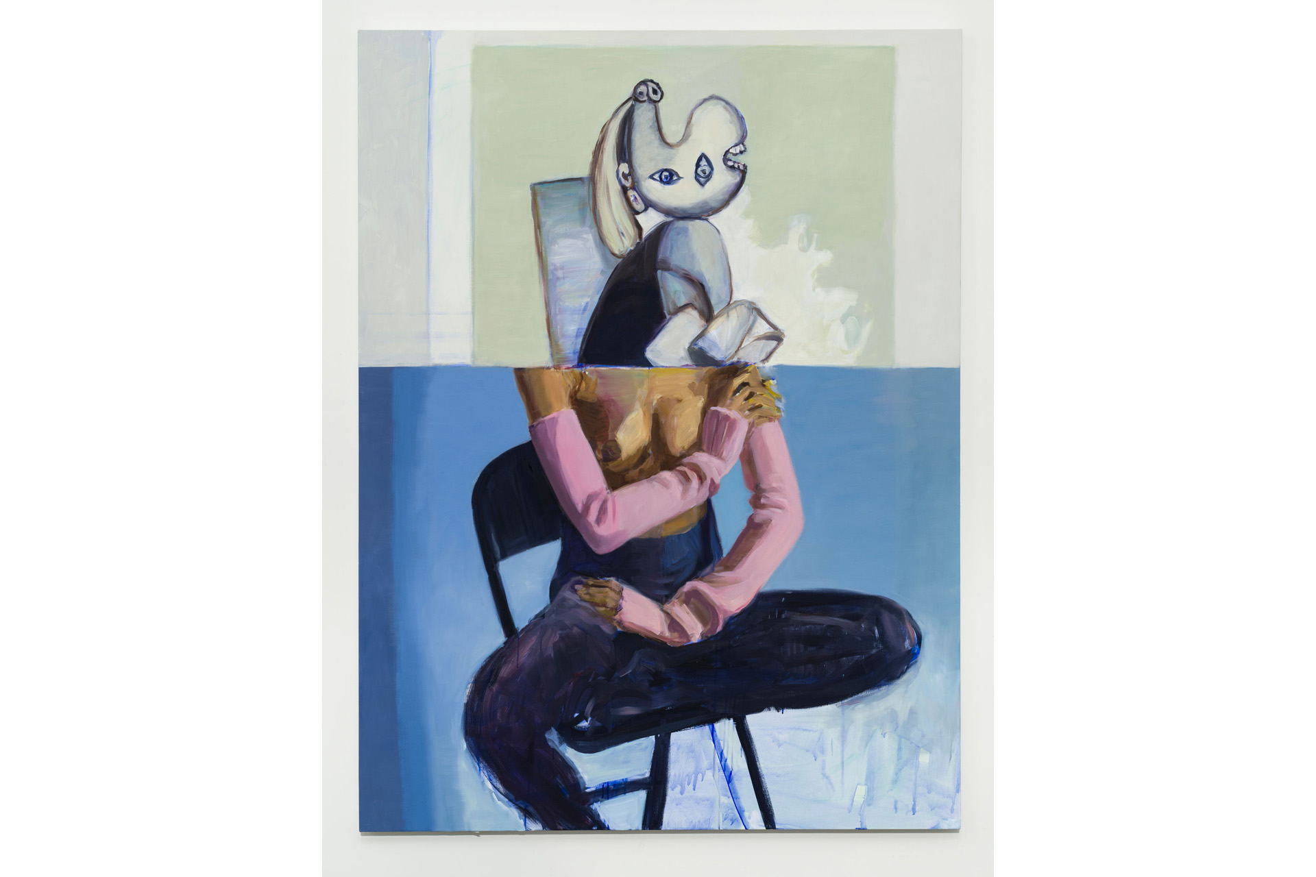 A painting by Janet Werner for the Celebrating Picasso Today exhibition