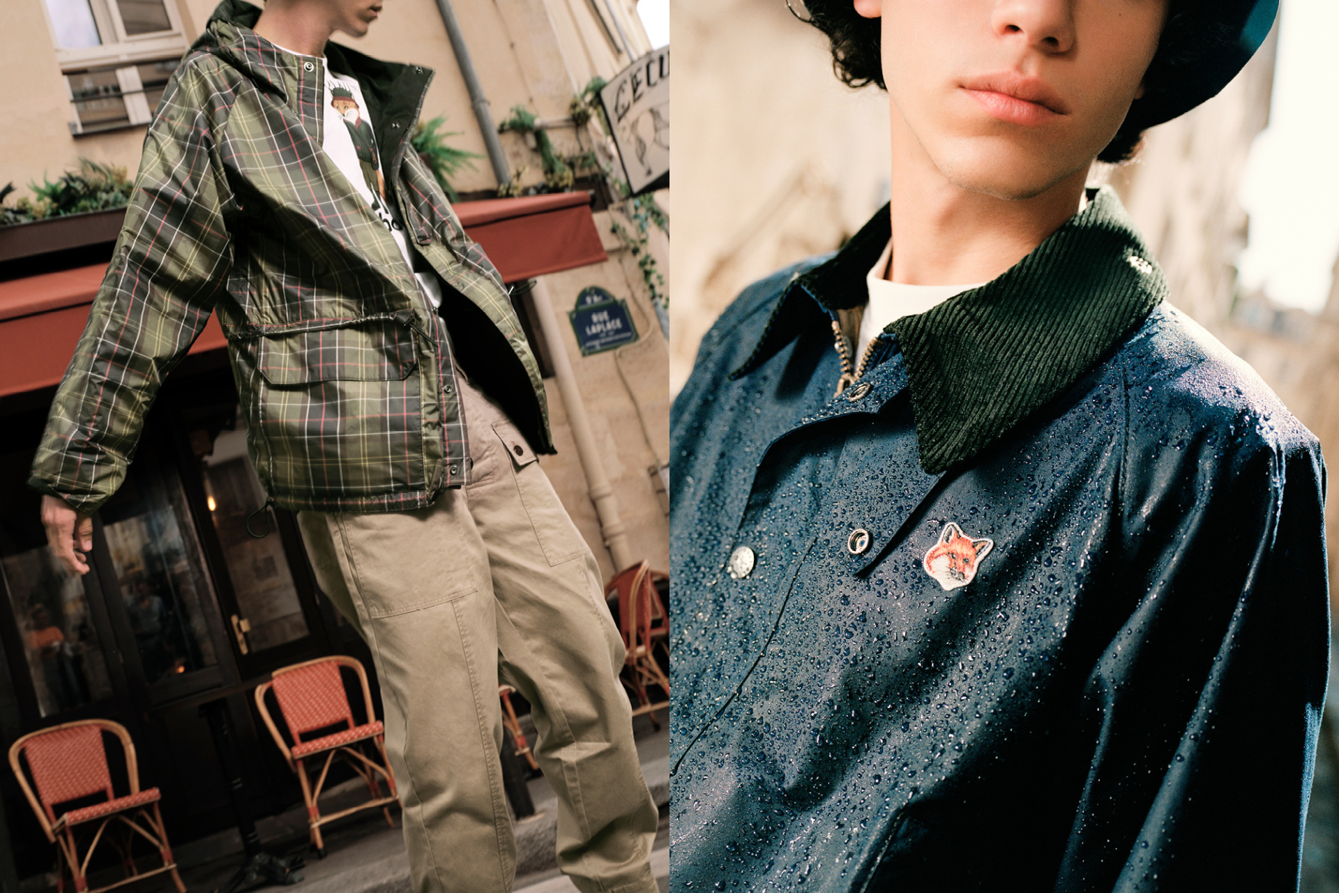 Collage of man in coats