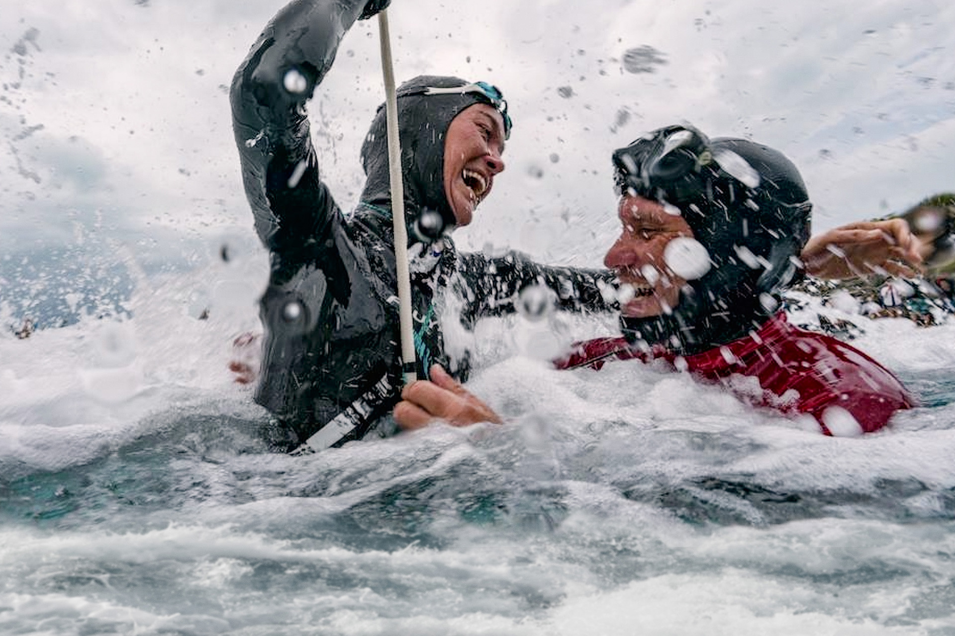 Alessia Zecchini and Stephen Keenan in The Deepest Breath